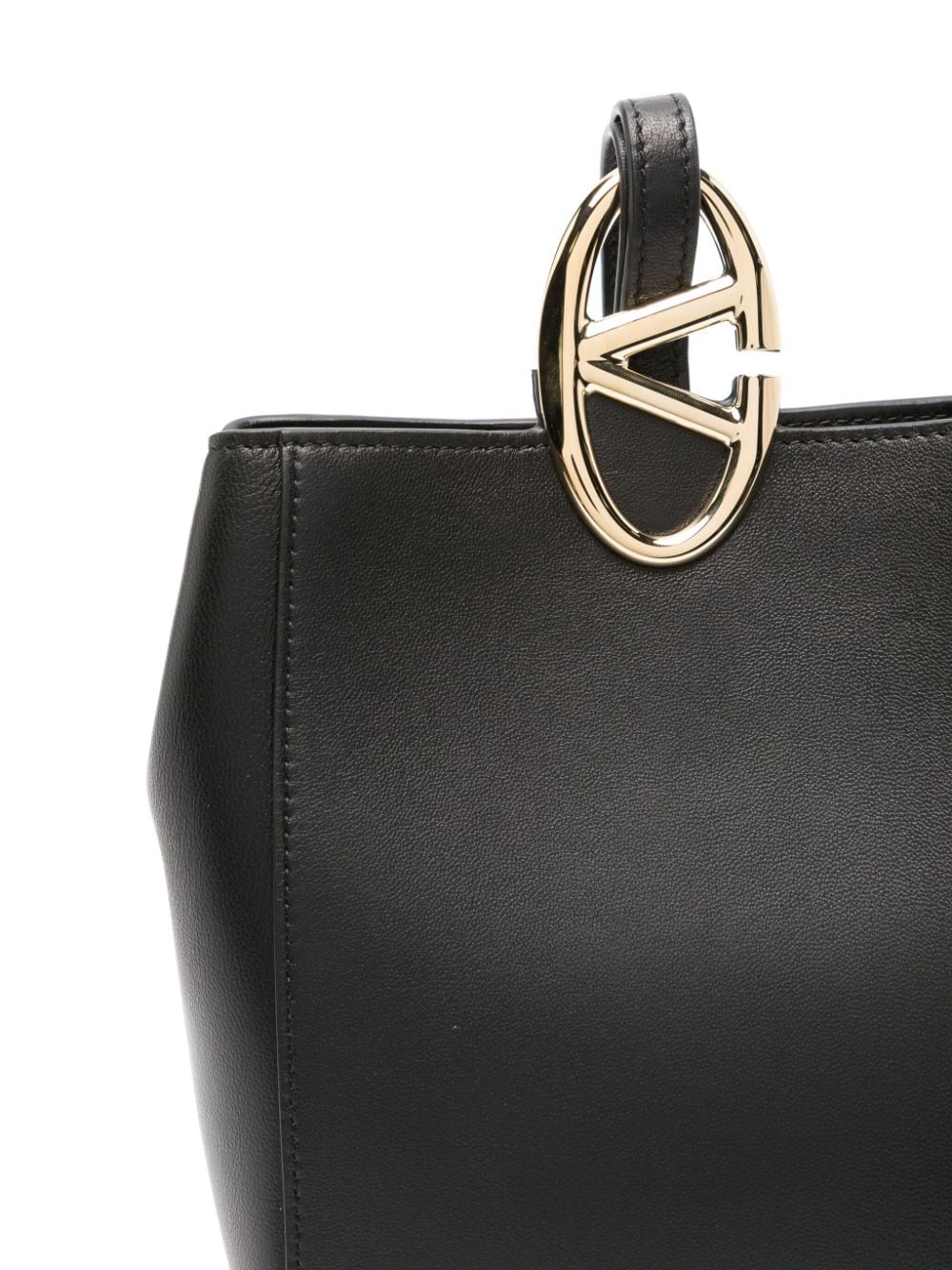 Shop Valentino Vlogo Signature Cross Body Bag In Black