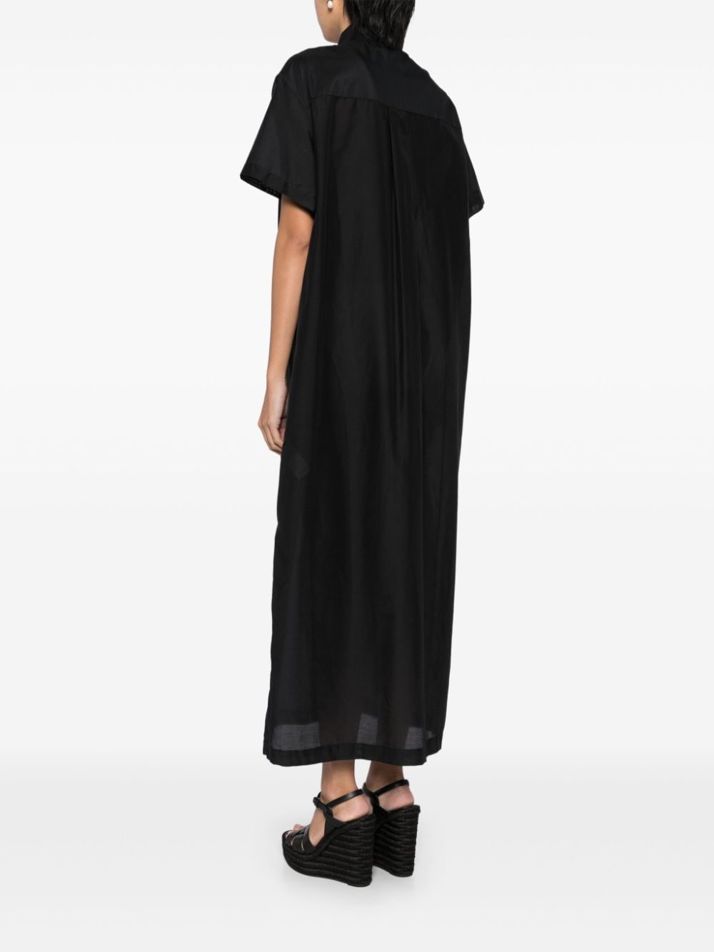 Shop Matteau Relaxed Shirt Dress In Black