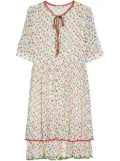 Céline Pre-Owned 1980s polka-dot dress - White