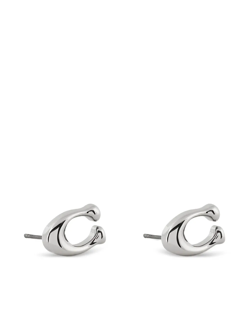 Coach bubble c stud earrings - Argento