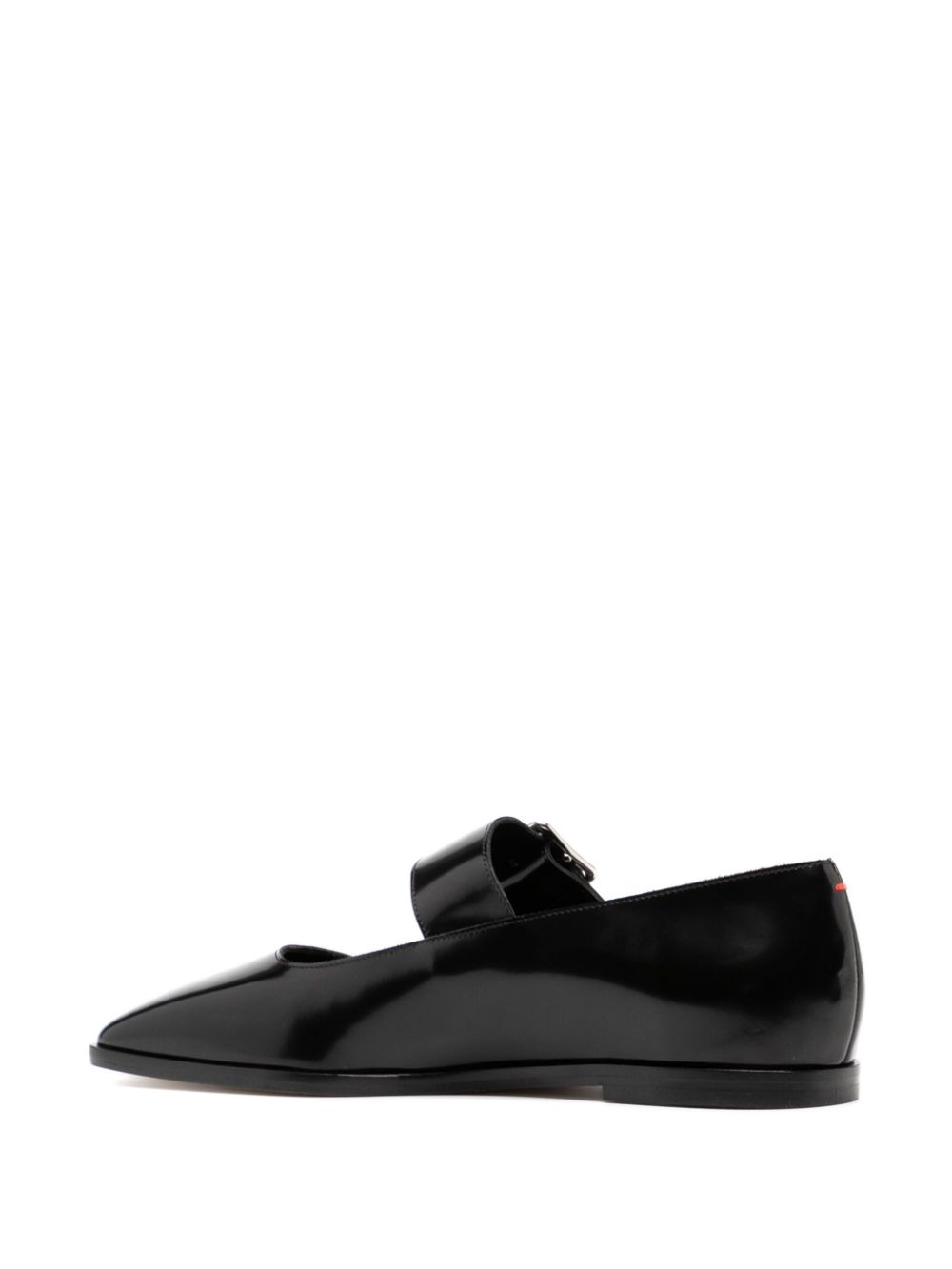 Aeyde sunny ballerina shoes Black