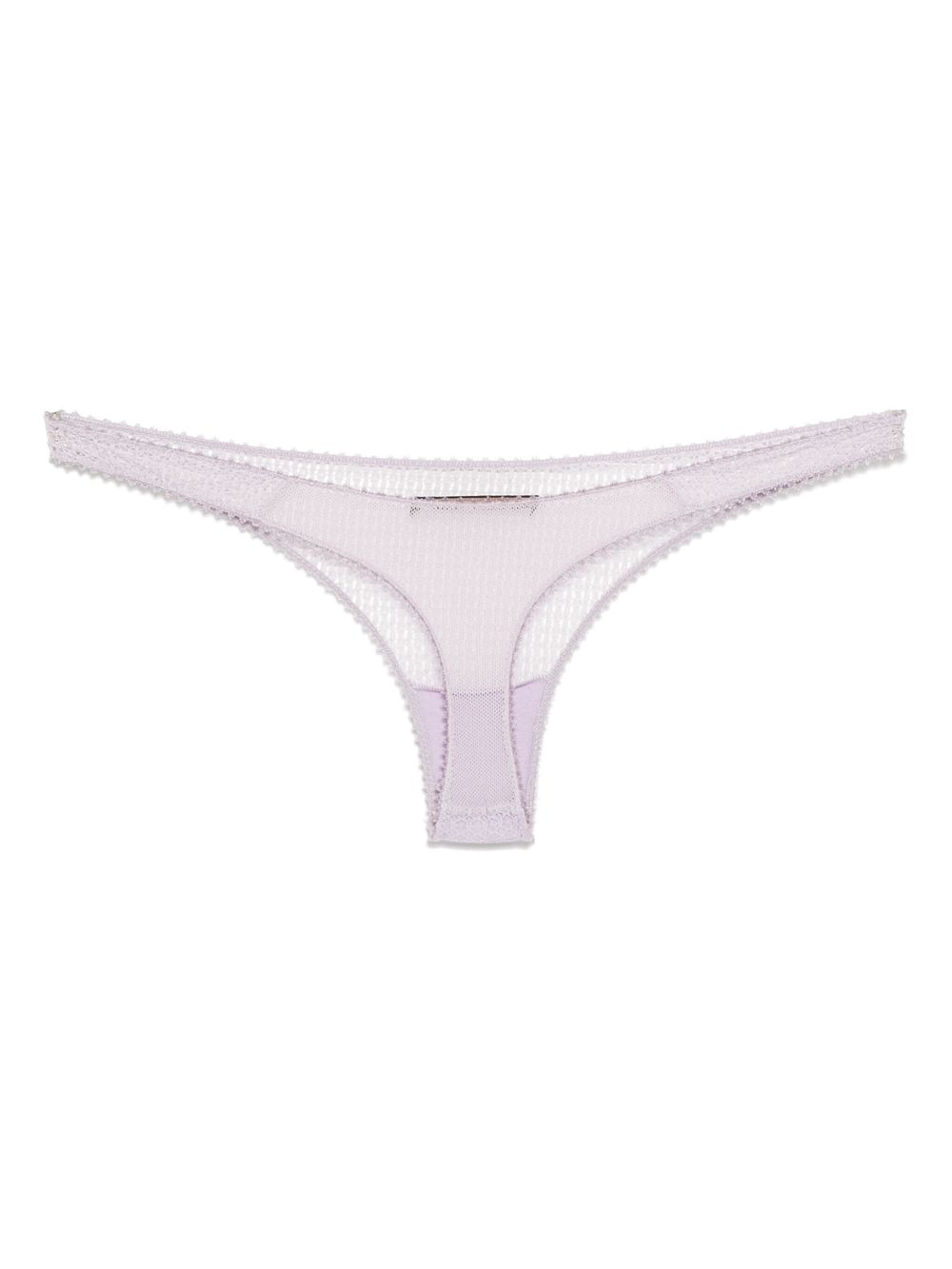 Kiki de Montparnasse crochet thong - Purple