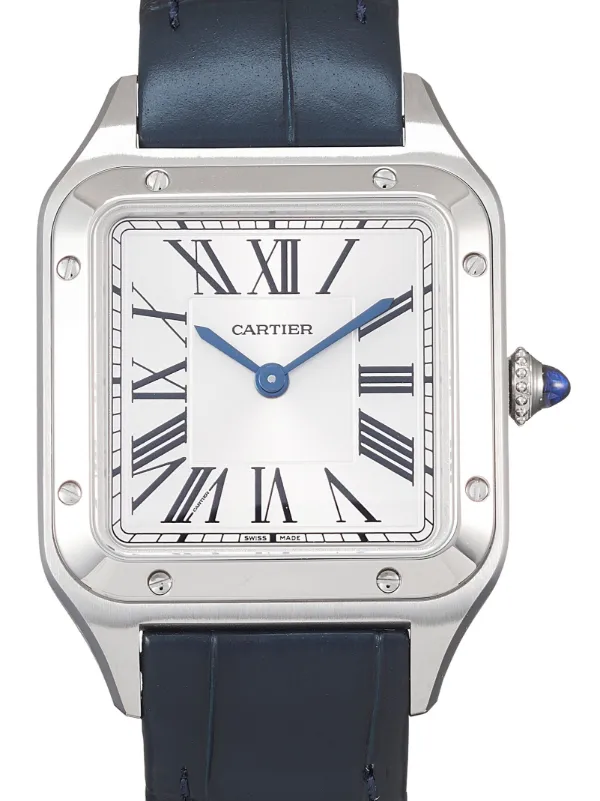 Cartier santos dumont stainless steel best sale