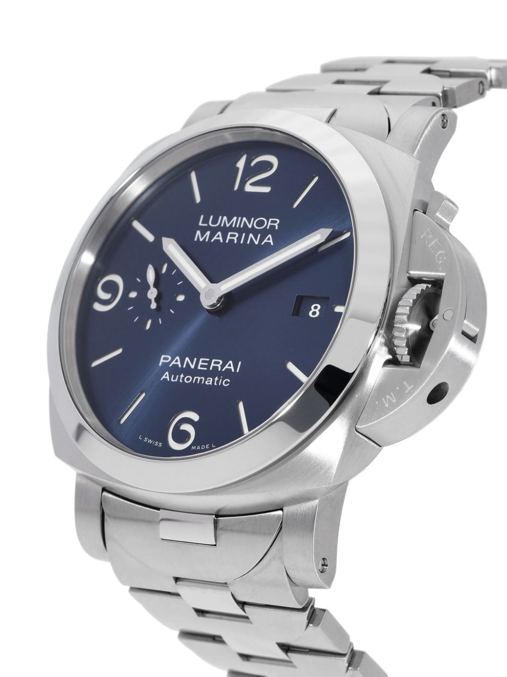 Panerai 2024 ongedragen Luminor Base 44 mm horloge - Blauw