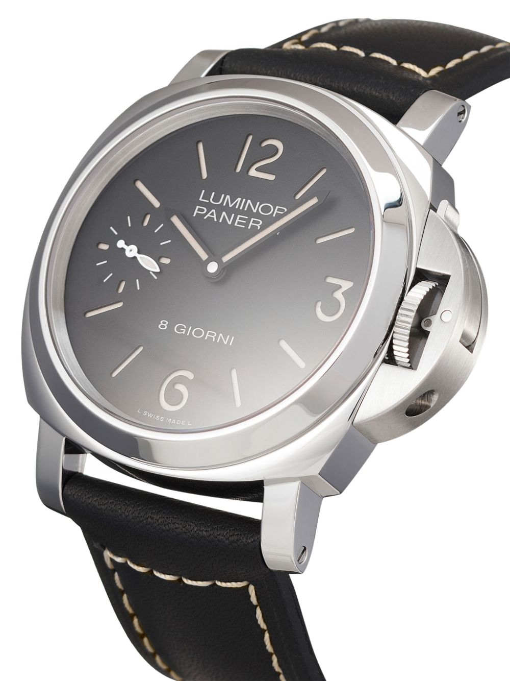 Panerai 2024 ongedragen Luminor horloge 44 mm - Zwart