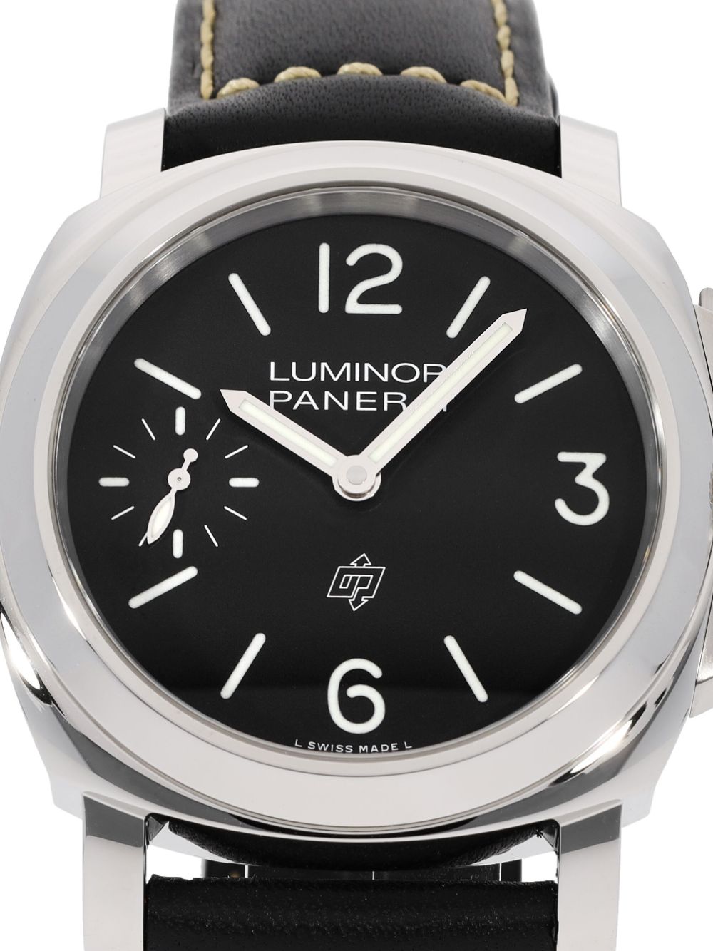 Panerai 2024 ongedragen Luminor horloge 44 mm - Zwart