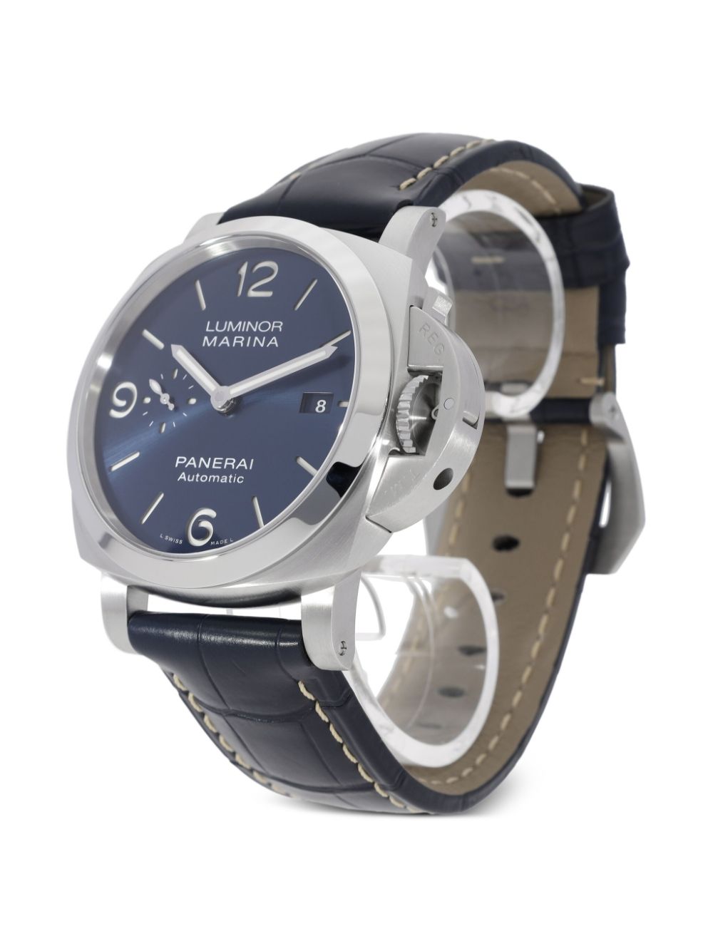 Panerai 2024 ongedragen Luminor horloge 44 mm - Blauw