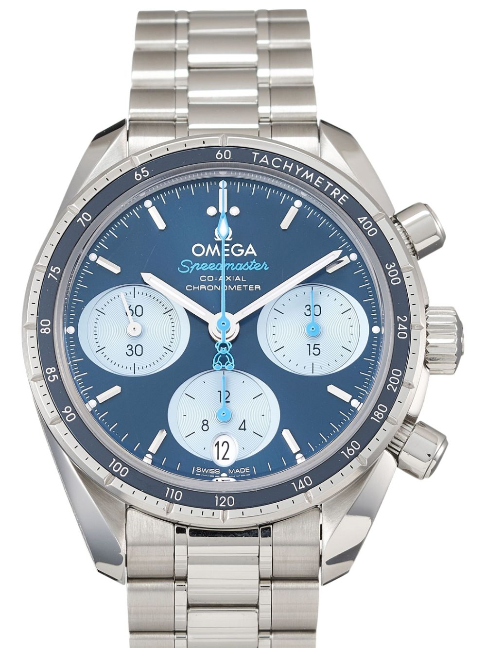 OMEGA 2024 ongedragen Speedmaster 38 mm horloge - Blauw