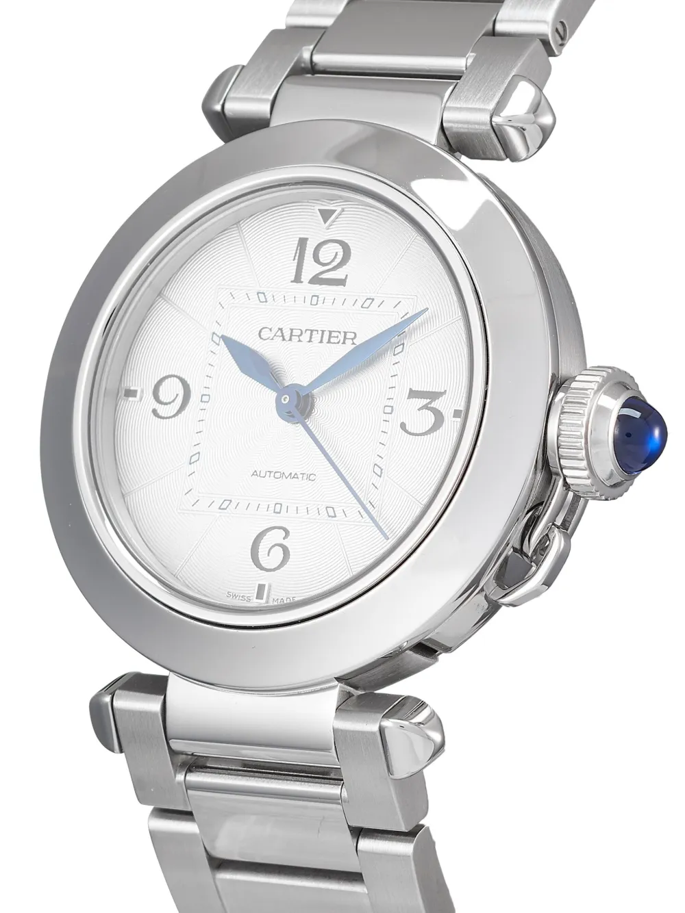 Cartier 2024 ongedragen Pasha de Cartier 35 mm horloge - Zilver