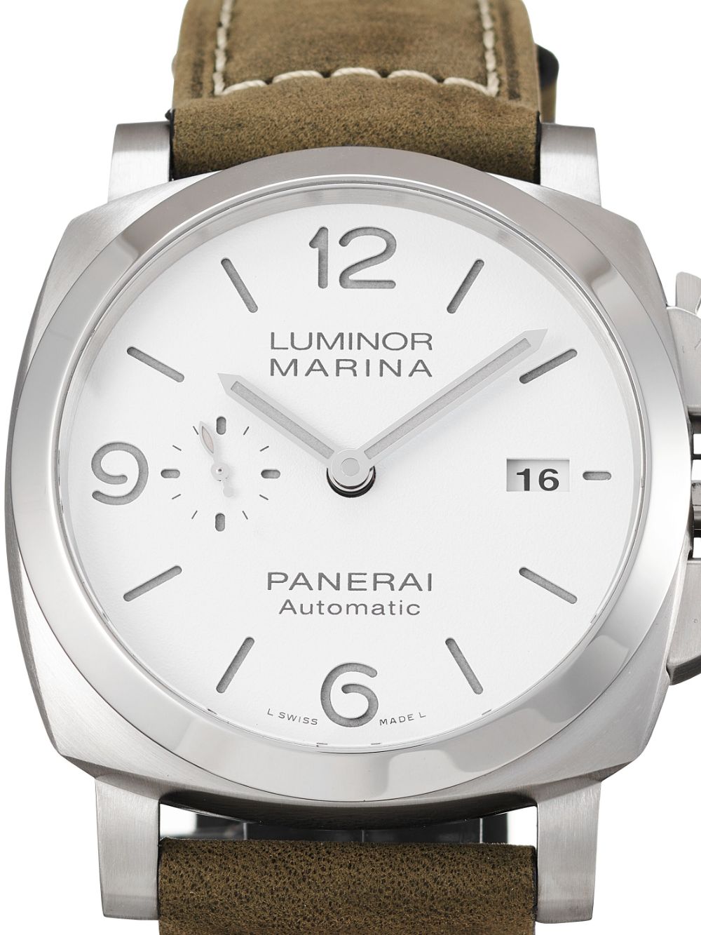 Panerai 2024 ongedragen Luminor Base 44 mm horloge - Wit