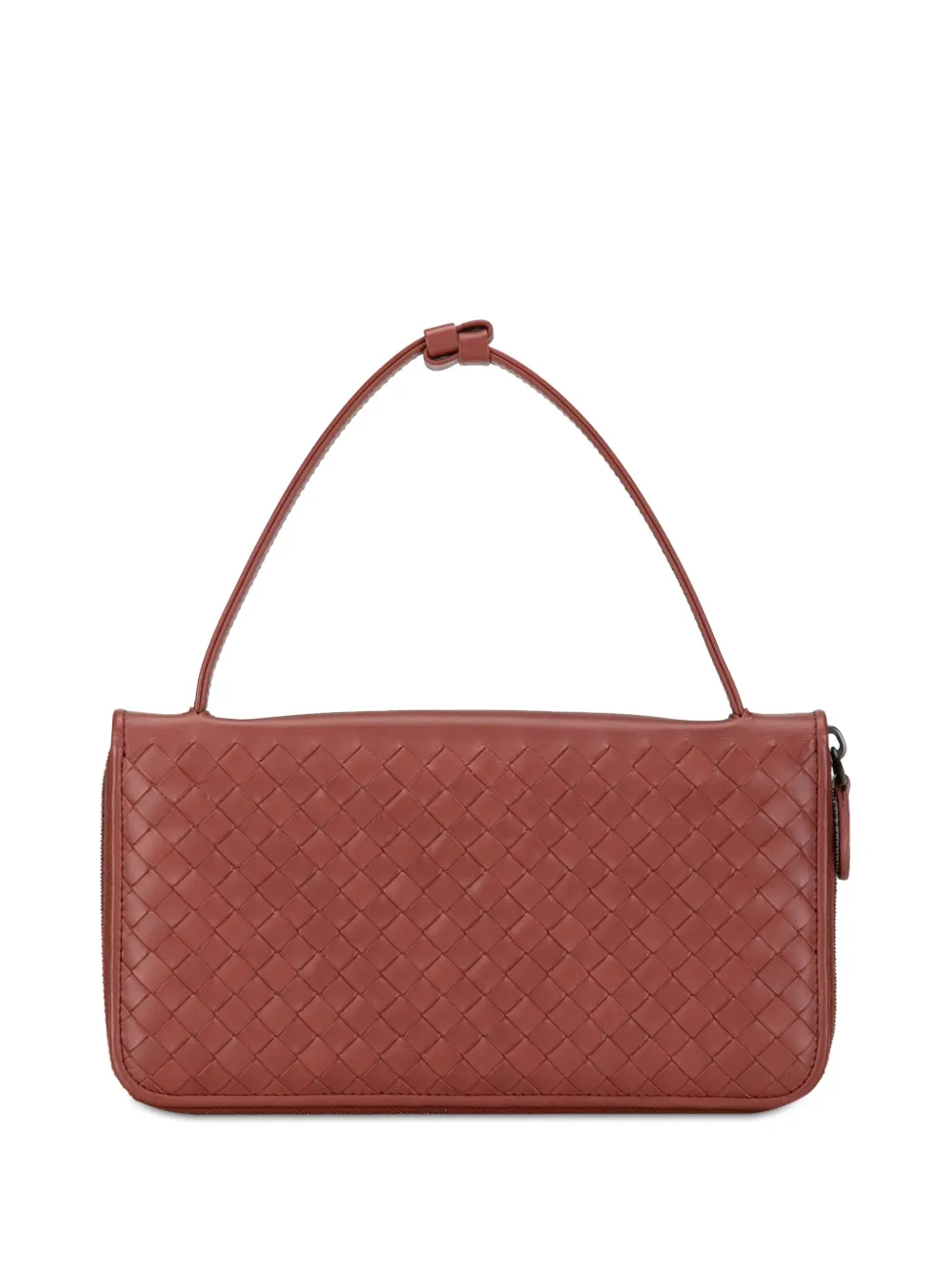 Bottega Veneta Pre-Owned 2012-2020 Intrecciato Zip Around Wallet long wallets - Rood