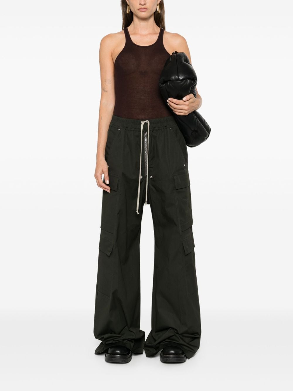 Rick Owens Cargobelas broek - Groen