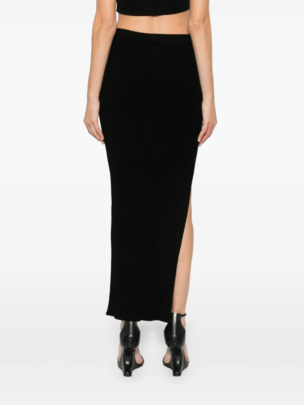 Rick Owens Ziggy rok Zwart