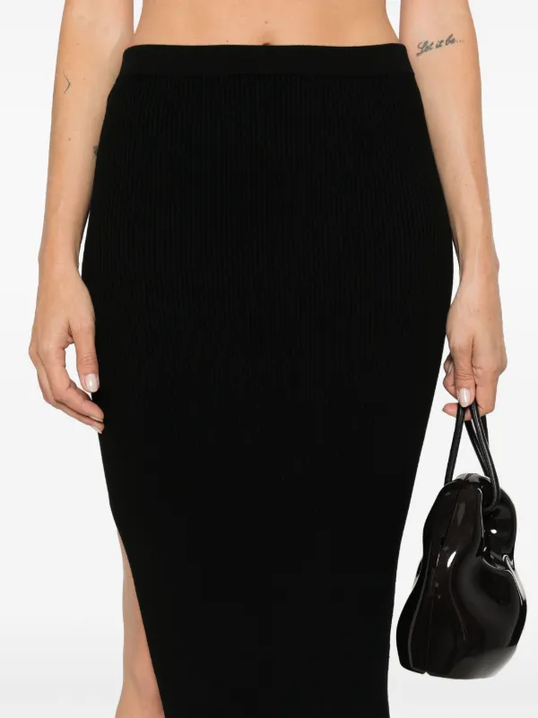 スカート RICK OWENS 'Spider Ziggy' skirt Black  RP01E7605KNETMH Rick Owens Spider Ziggy Skirt - Black - Women