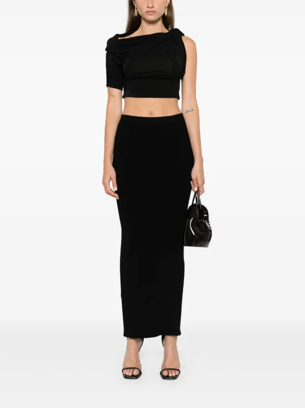 【関税込み】rick owens SPIDER ZIGGY' SKIRT Rick Owens Spider Ziggy open-knit Skirt | Black | FARFETCH