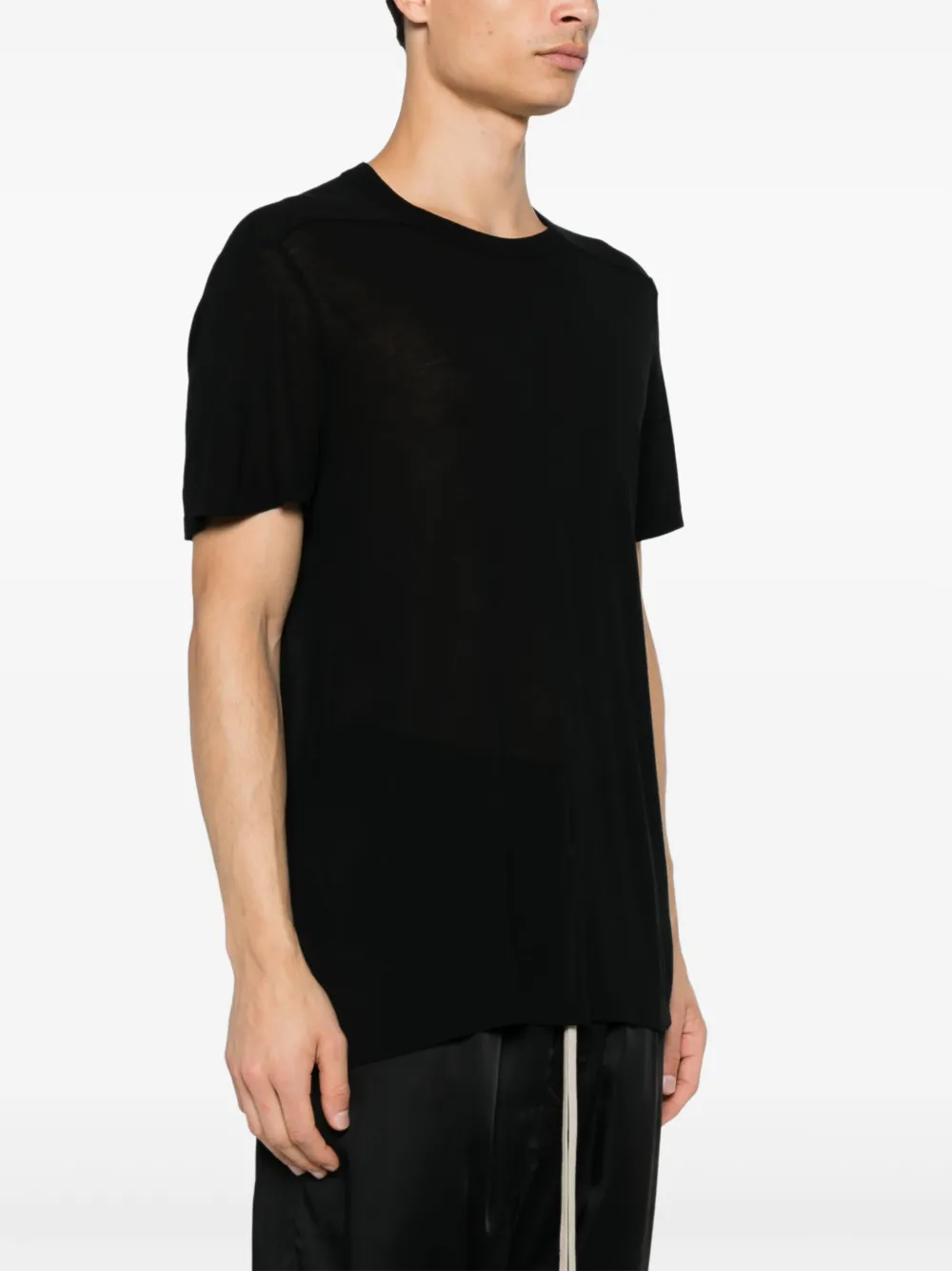 Rick Owens T-shirt met korte mouwen Zwart