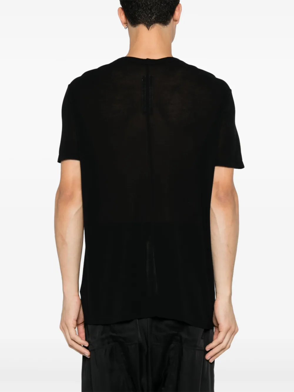 Rick Owens T-shirt met korte mouwen Zwart