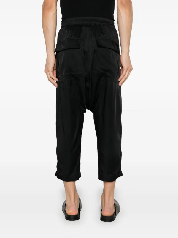 Rick Owens drop-crotch Trousers | Black | FARFETCH
