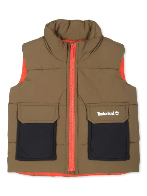 Timberland Kids logo-print gilet