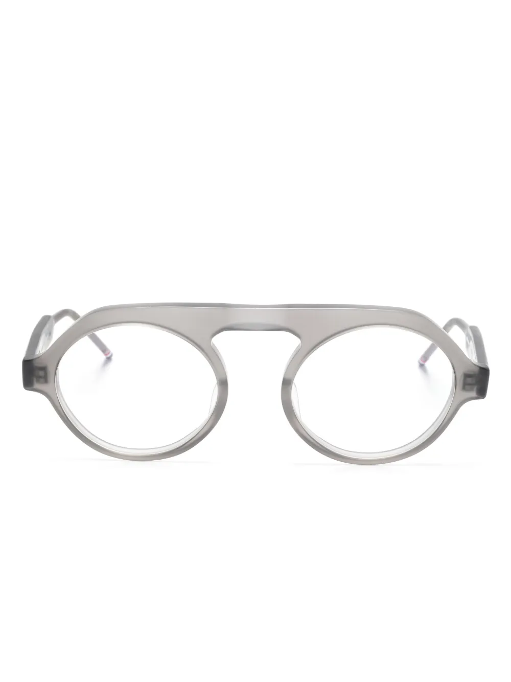 Thom Browne Eyewear lunettes de vue à 4 bandes signature | gris | Image 1