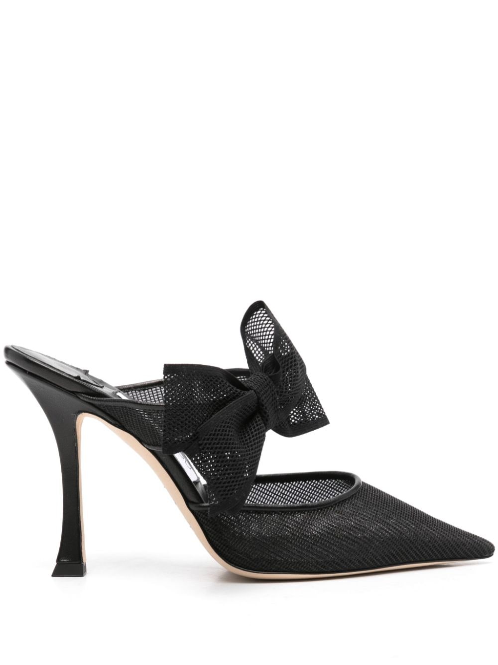 Jimmy Choo Pumps con fiocco 95mm - Nero