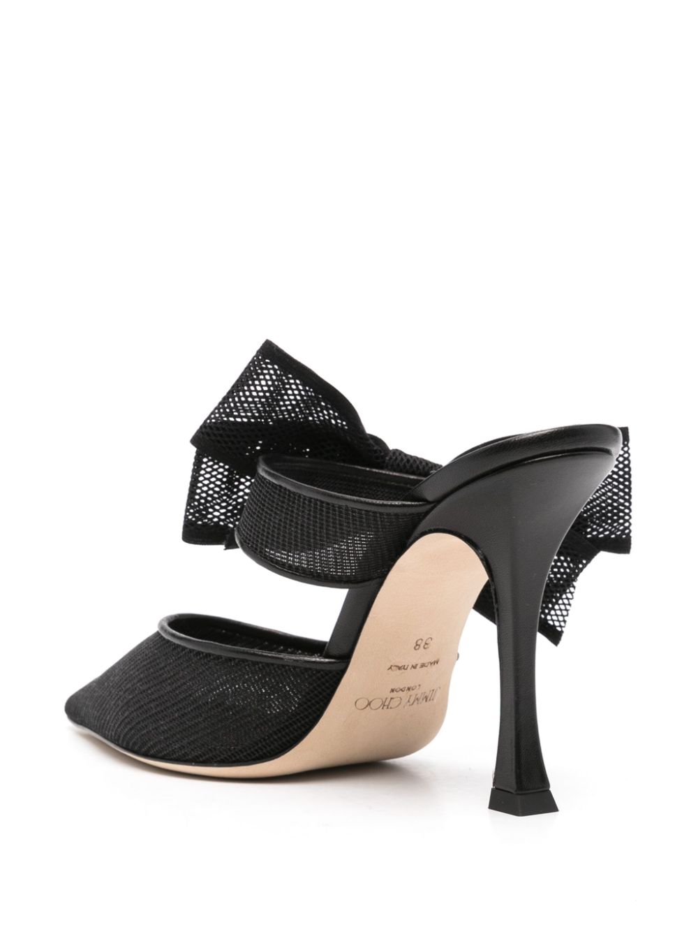 Jimmy Choo 95 mm pumps met strik Zwart