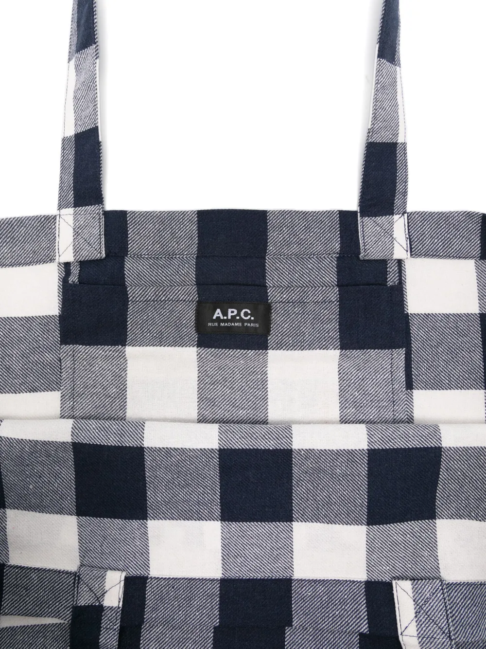 Affordable A.P.C. logo-print tote bag Men