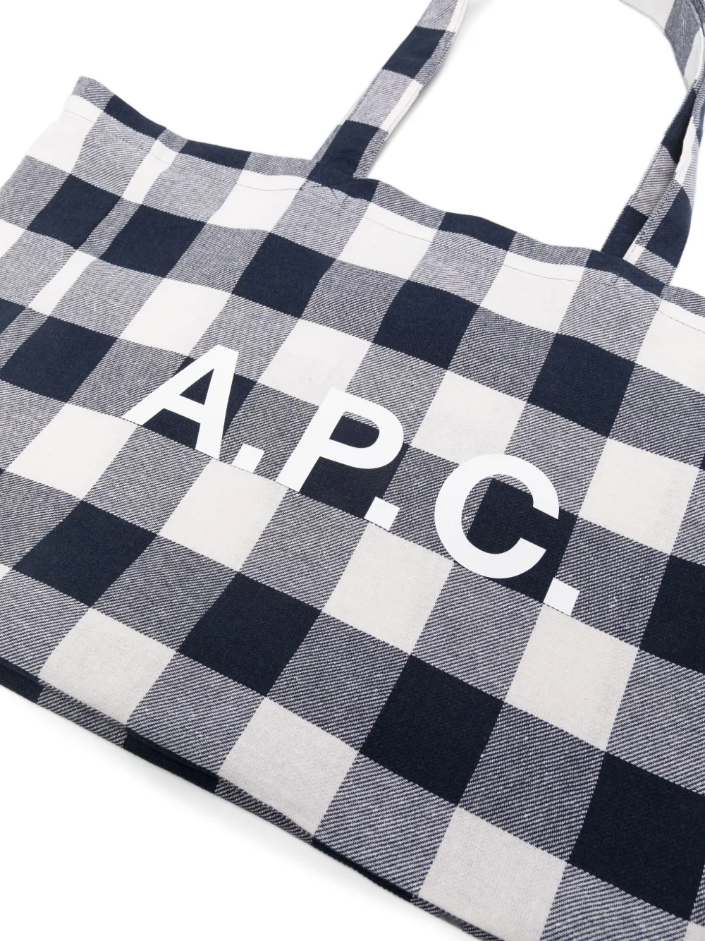 Affordable A.P.C. logo-print tote bag Men