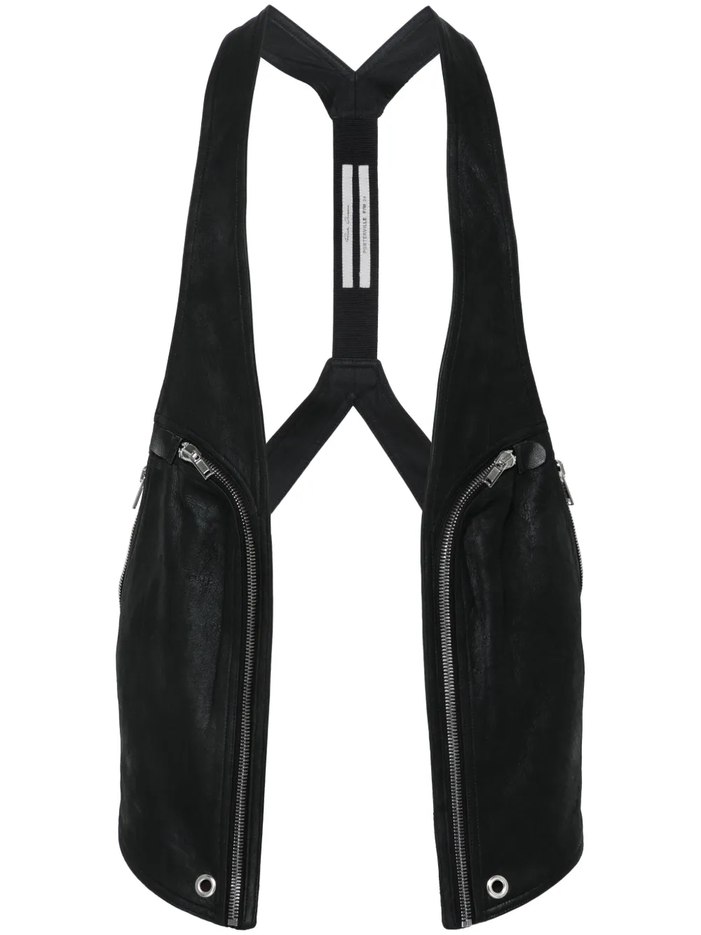 最新人気 Rick Owens FARFETCH | Black | Vest Bauhaus Tops