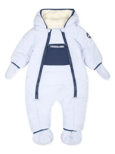 Timberland Kids logo-print snowsuit