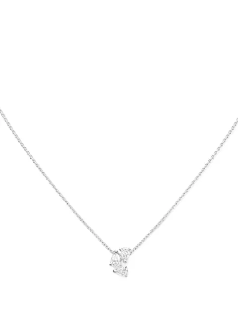 Repossi 18kt white gold Serti sur Vide diamond necklace