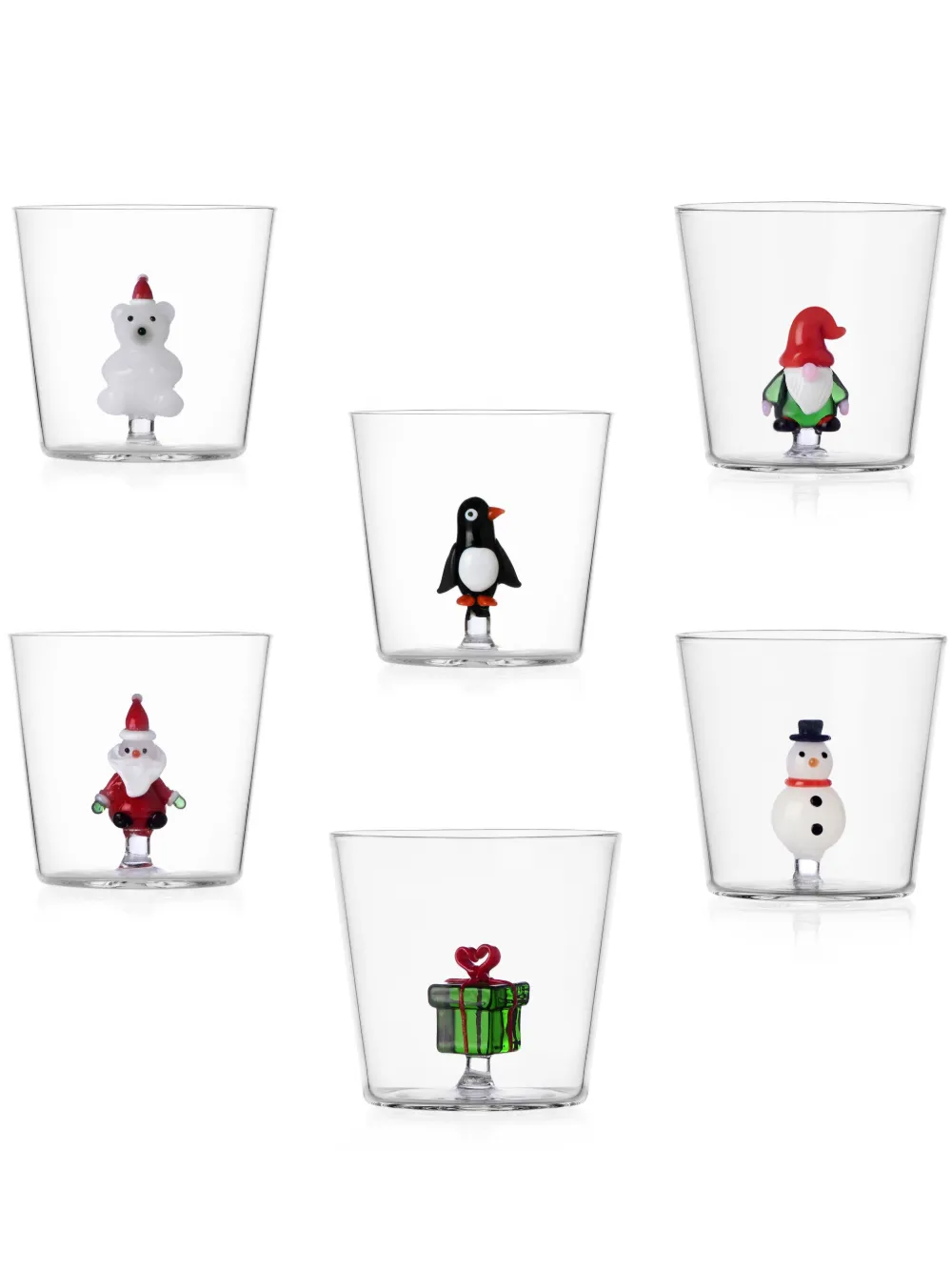 Ichendorf Milano festive glasses (set of six) - Red
