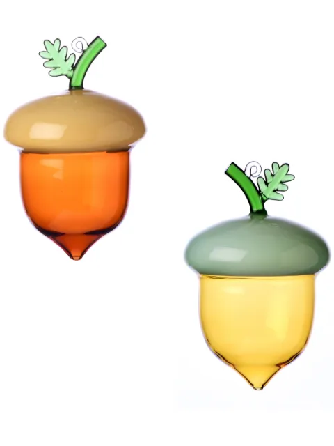 Ichendorf Milano acorn festive baubles (set of two)