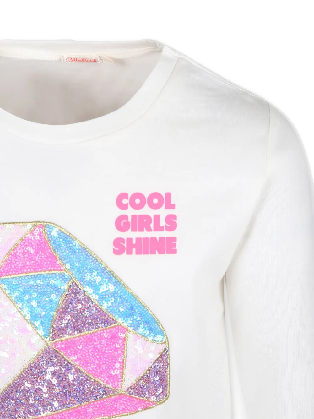 Billieblush T-shirt met pailletten Wit
