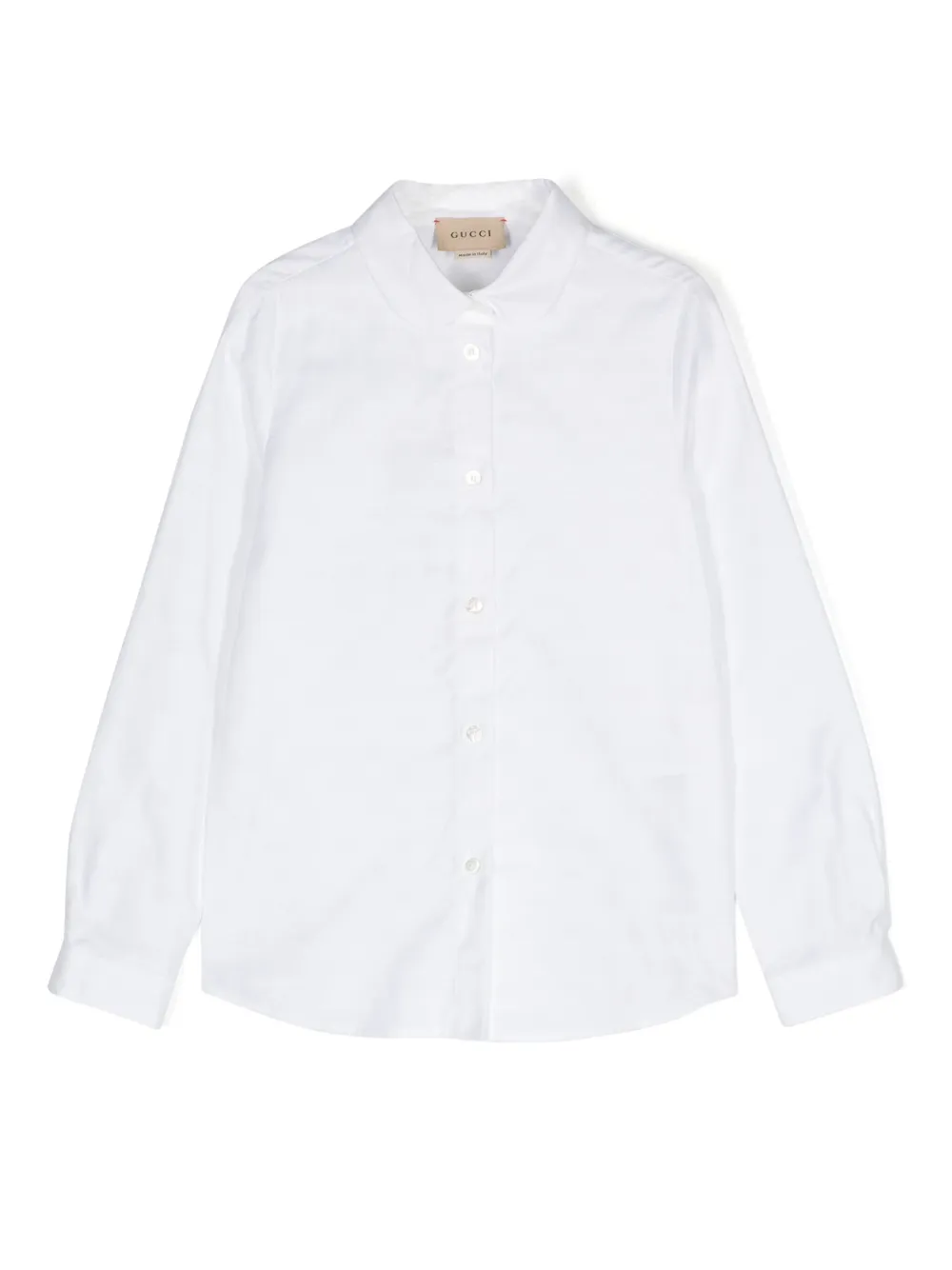 Gucci Kids Katoenen GG shirt Wit