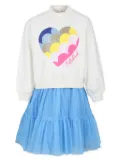 Billieblush embellished-heart dress - White