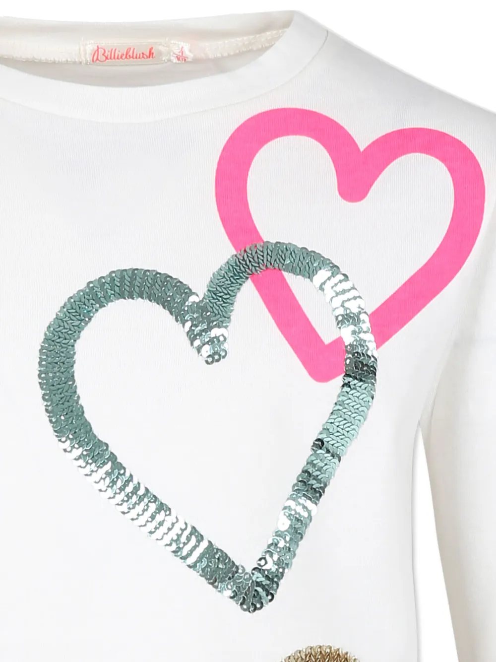 Billieblush T-shirt met pailletten Wit