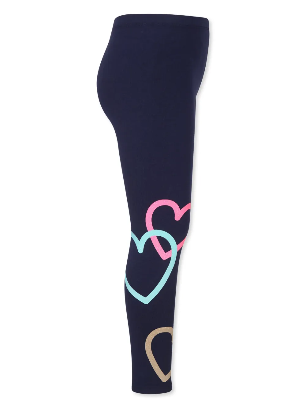 Billieblush Legging met hartprint Blauw