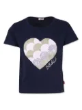 Billieblush sequin-embellished t-shirt - Blue