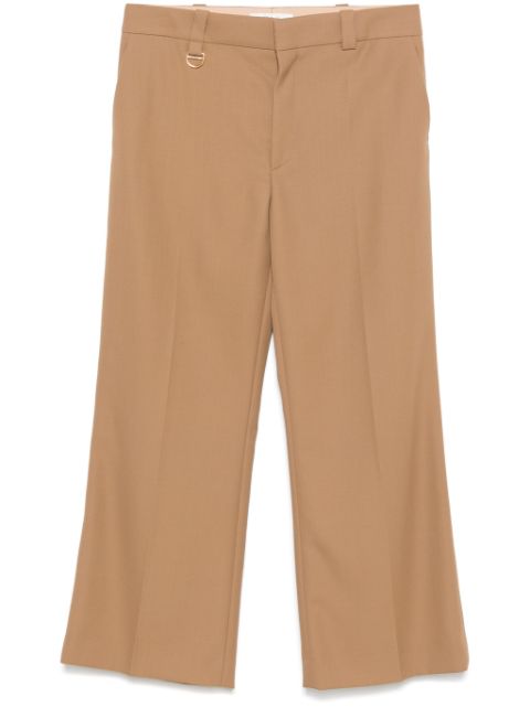 Chloé pantalones capri con bolsillos