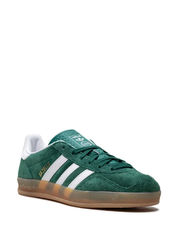 【adidas】GAZELLE INDOOR SHOES Collegiate Green スエード Adidas Gazelle Indoor