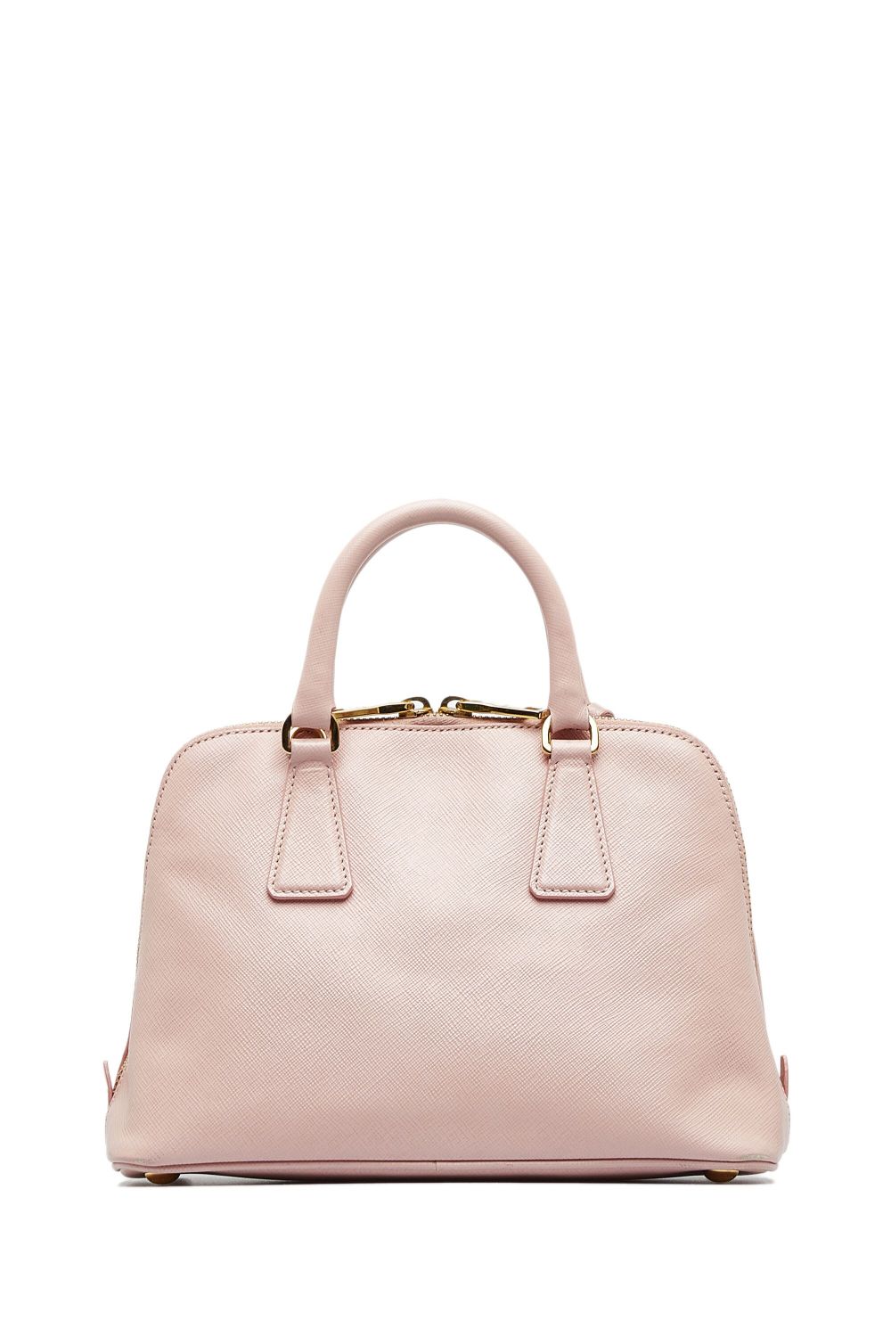 Prada Pre-Owned 2010-2020 Small Saffiano Lux Promenade satchel - Roze