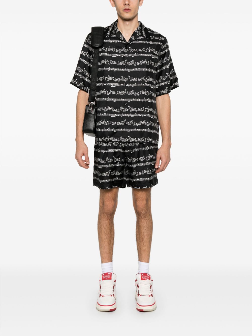 AMIRI Jazz Band shirt - Zwart