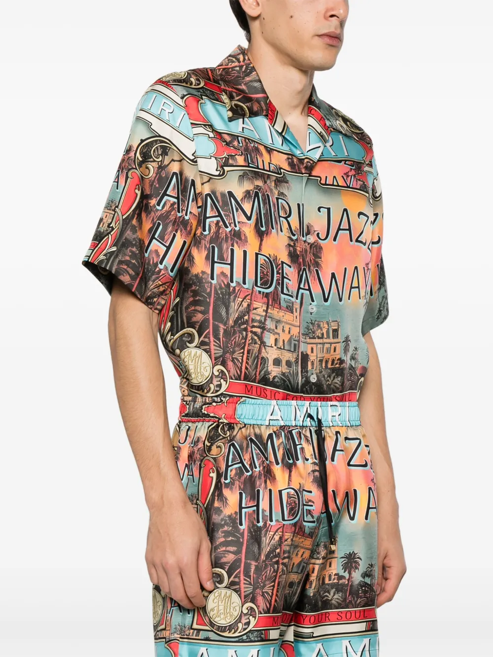AMIRI Jazz Hideaway overhemd Blauw