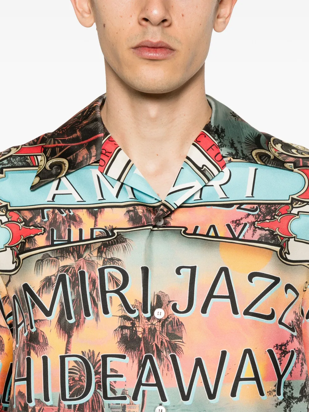 AMIRI Jazz Hideaway overhemd Blauw