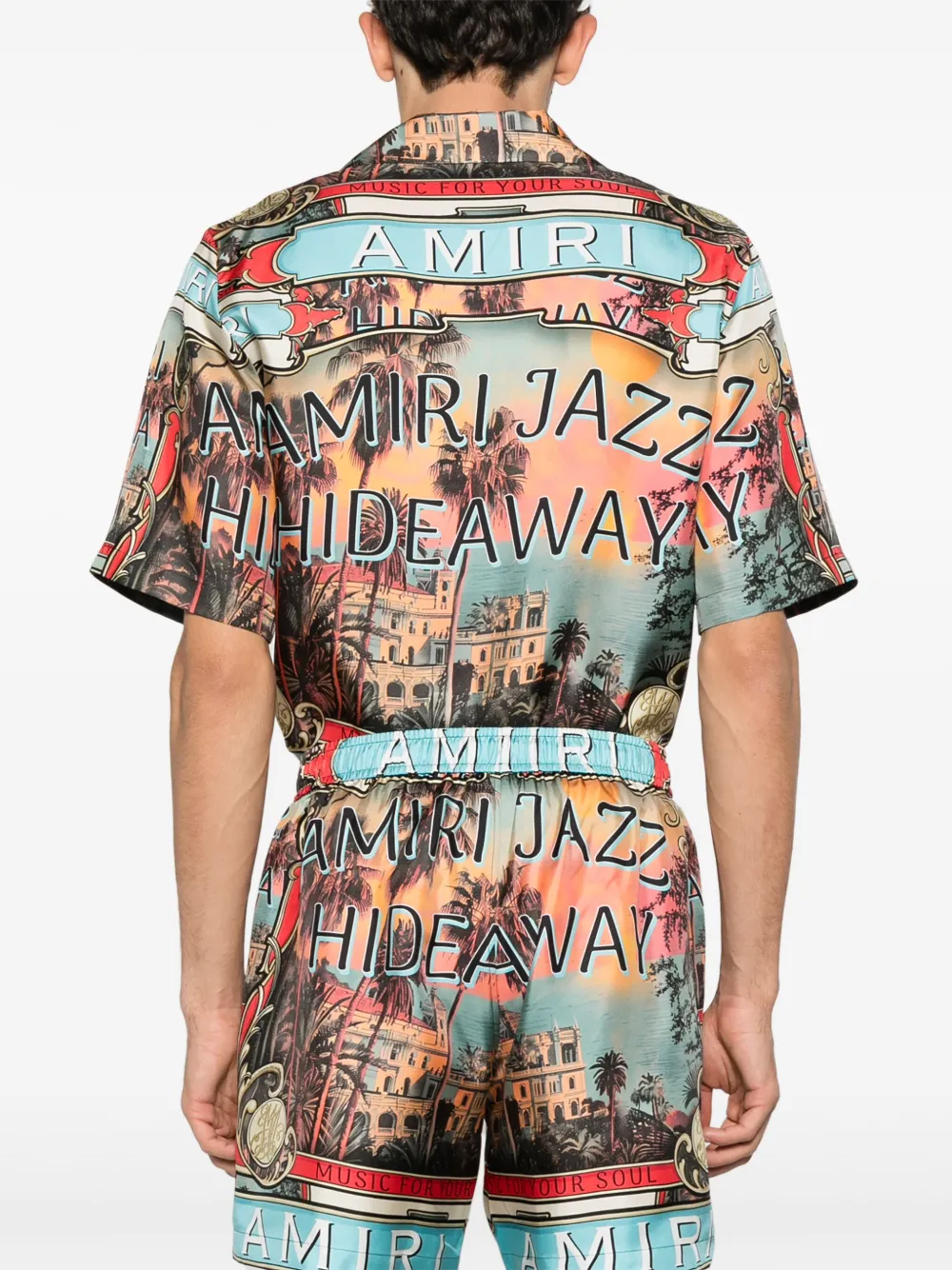 AMIRI Jazz Hideaway overhemd Blauw