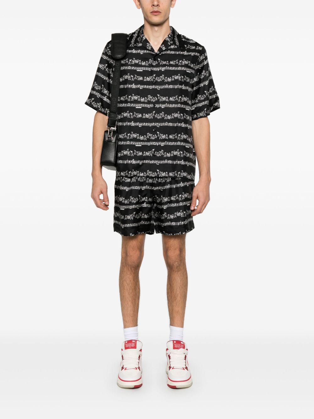 AMIRI Jazz Band shorts - Zwart