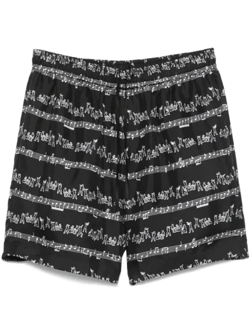 AMIRI short Jazz Band - Noir - AMIRI - Modalova
