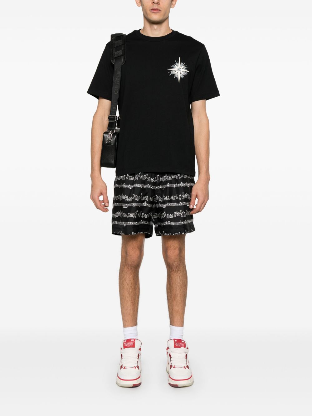 AMIRI Starburst T-shirt - Zwart