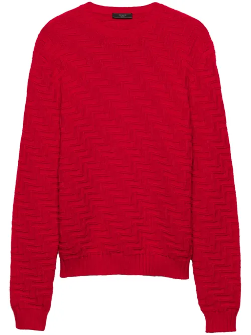 Pull à encolure ras du cou - Prada - Modalova